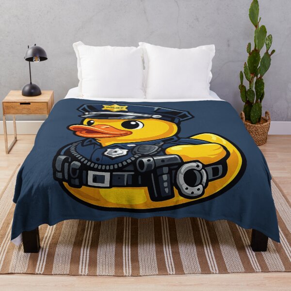 Item preview, Funny Police Rubber Duck Cartoon Policeman Duck designed and sold by BROHLine Studio.