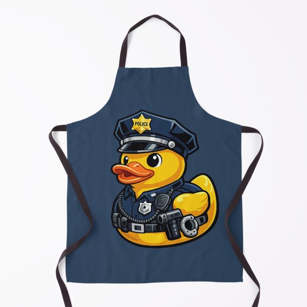 Item preview, Funny Police Rubber Duck Cartoon Policeman Duck designed and sold by BROHLine Studio.