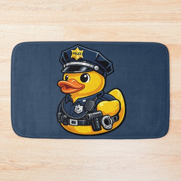 Item preview, Funny Police Rubber Duck Cartoon Policeman Duck designed and sold by BROHLine Studio.