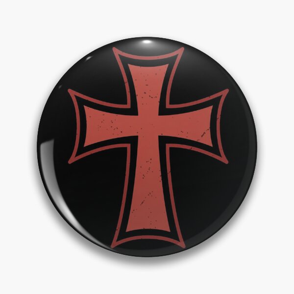 Item preview, Red Templar Cross Pattee – Medieval Crusader Knight Symbol Design designed and sold by Fradikal.