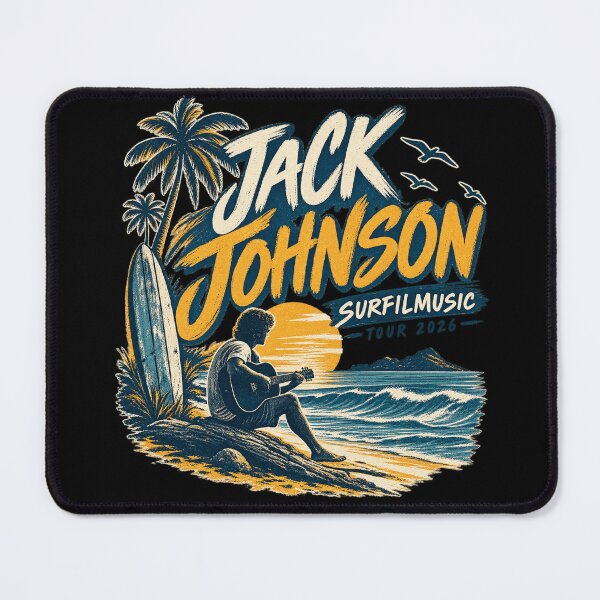 Item preview, Jack Johnson Tour 2026 - Surfilmusic Beach Sunset Art designed and sold by Shakhbata-1.
