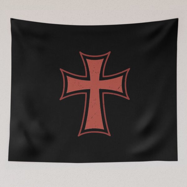 Item preview, Red Templar Cross Pattee – Medieval Crusader Knight Symbol Design designed and sold by Fradikal.