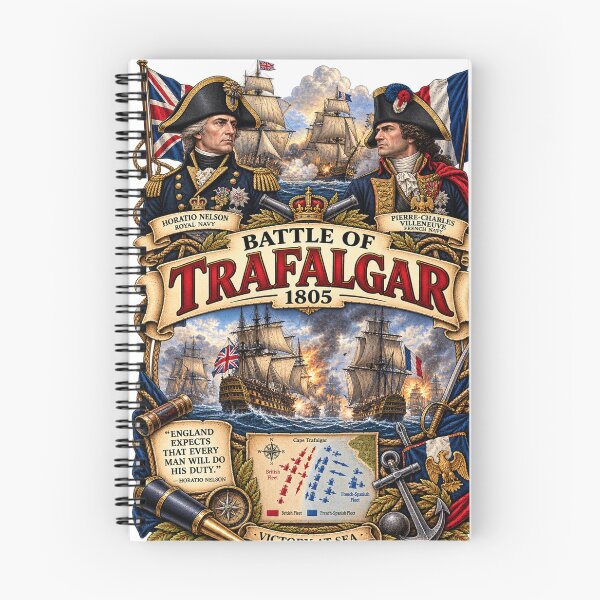 Item preview, Battle of Trafalgar 1805 – Nelson Naval History Vintage Engraving designed and sold by LmonioressXxx.