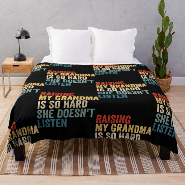 Item preview, Raising My Grandma Funny Quote Design designed and sold by ostenlee.