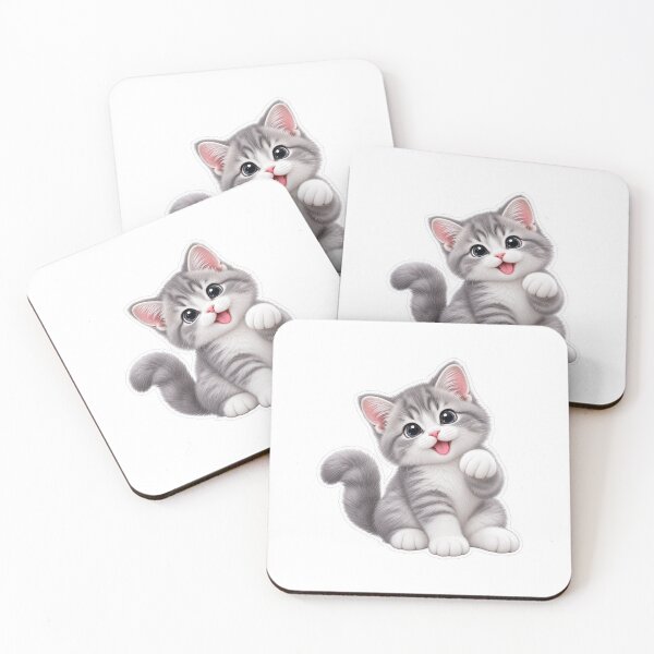 Item preview, kucing abu abu imut designed and sold by Sari Ramayani.