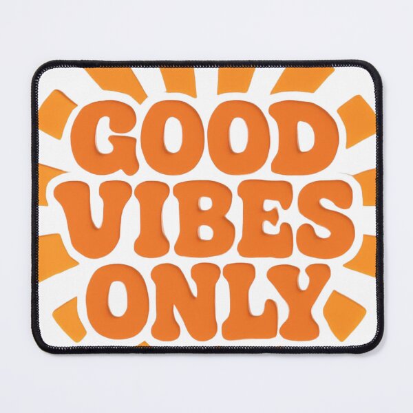 Item preview, Good Vibes Only Retro 70s Logo - Groovy Bubble Letters Typography designed and sold by trendplusco.
