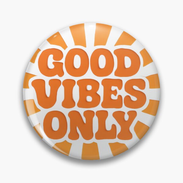 Item preview, Good Vibes Only Retro 70s Logo - Groovy Bubble Letters Typography designed and sold by trendplusco.