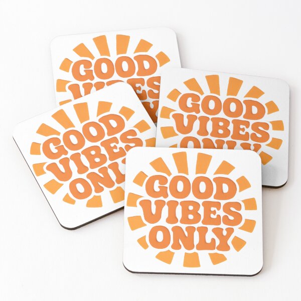 Item preview, Good Vibes Only Retro 70s Logo - Groovy Bubble Letters Typography designed and sold by trendplusco.