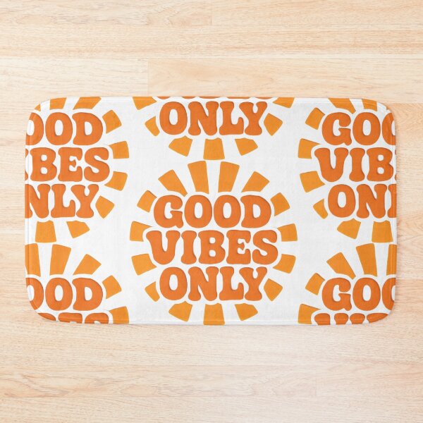 Item preview, Good Vibes Only Retro 70s Logo - Groovy Bubble Letters Typography designed and sold by trendplusco.