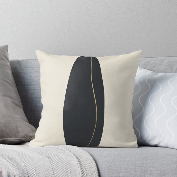 Item preview, Single Standing Stone | Minimalist Gold Accent Sculptural Print designed and sold by Zaramodo.