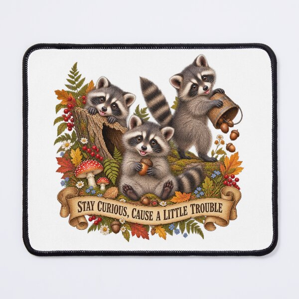Item preview, Stay Curious, Cause A Little Trouble designed and sold by J-CCreations.