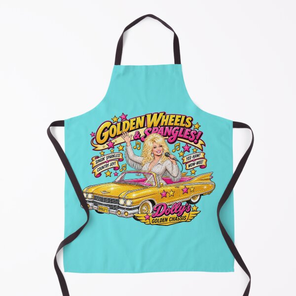 Item preview, Golden Wheels Retro Country Star Convertible Pop Art Fun Design designed and sold by SammyMorry.