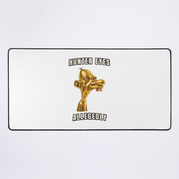 Item preview, Neegy Meme Hunter Eyes Allegedly Gold Statue Brainrot Meme designed and sold by Mind-Drift.