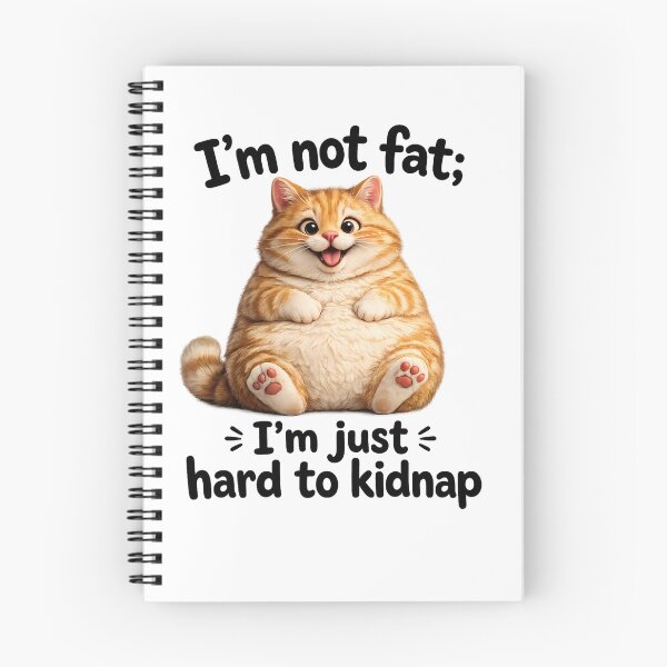 Item preview, Cute Fluffy Fat Ginger Cat Chonky designed and sold by Funnygiftsstudio .
