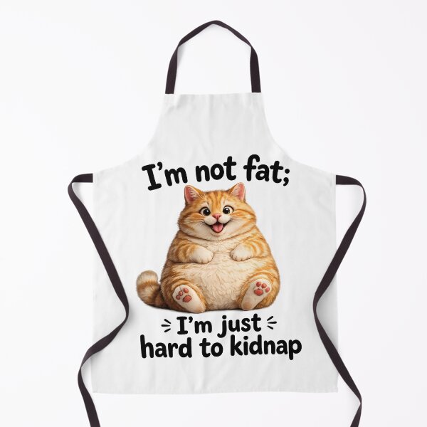 Item preview, Cute Fluffy Fat Ginger Cat Chonky designed and sold by Funnygiftsstudio .