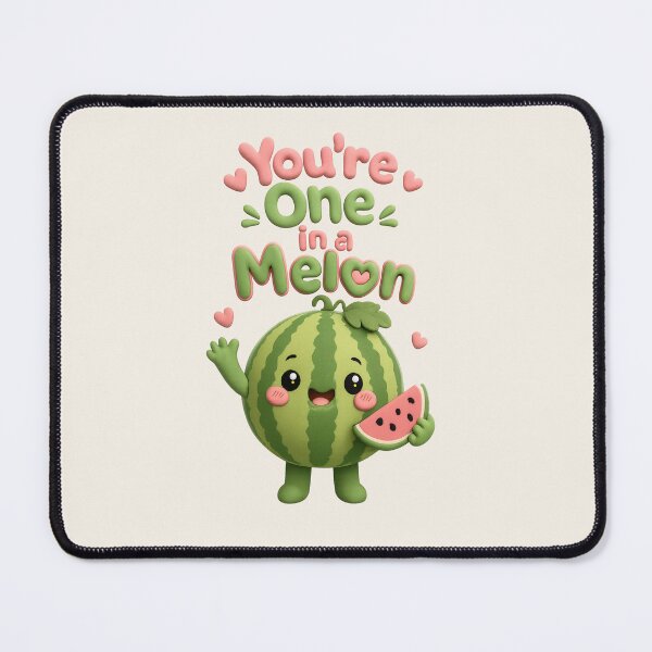 Item preview, Cute "You're One in a Melon" | Kawaii Watermelon Pun designed and sold by Moons Studio.