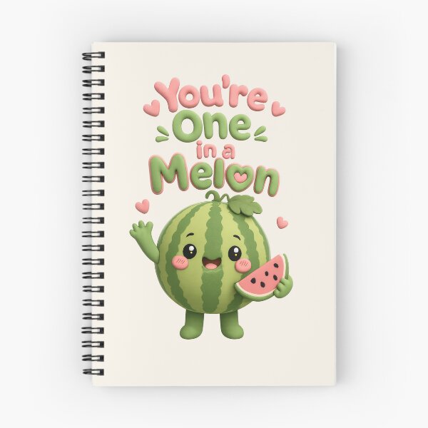 Item preview, Cute "You're One in a Melon" | Kawaii Watermelon Pun designed and sold by Moons Studio.