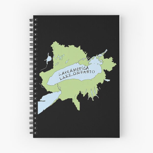 Item preview, Lake America Sign Signing Funny Lake Ontario Political Map designed and sold by RDGNR.