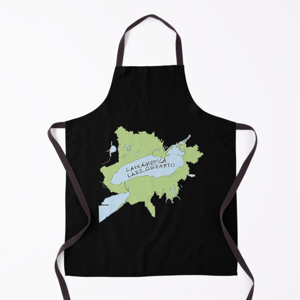 Item preview, Lake America Sign Signing Funny Lake Ontario Political Map designed and sold by RDGNR.