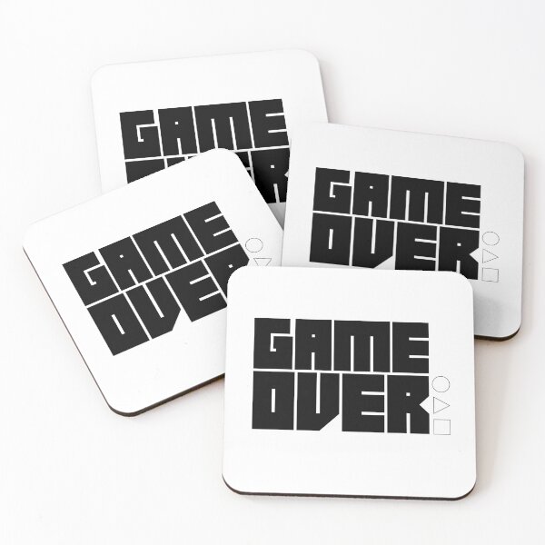 Item preview,  Retro Game Over Minimalist Gaming Shapes Design designed and sold by pazis00.