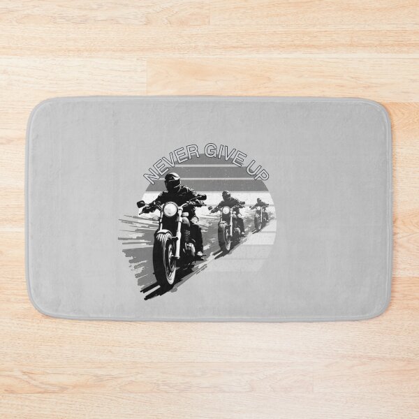 Item preview, Never Give Up Motorcycle Rider – Powerful Vintage Biker Art, Inspirational & Funny Gift for True Riders designed and sold by Williams Anderson.