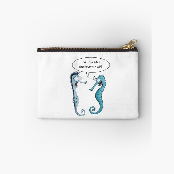 Item preview, Two Seahorses Underwater WiFi  – Funny WiFi Gift designed and sold by FMproject.