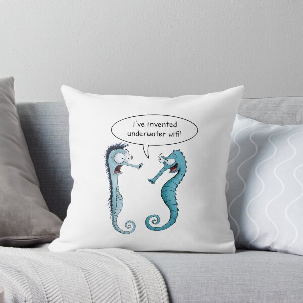 Item preview, Two Seahorses Underwater WiFi  – Funny WiFi Gift designed and sold by FMproject.