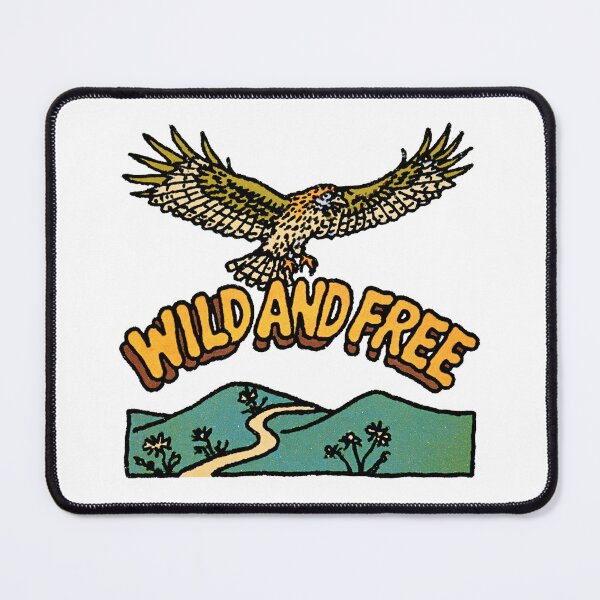 Item preview, Wild And Free, Hawk Design designed and sold by GrooveAndGlow.