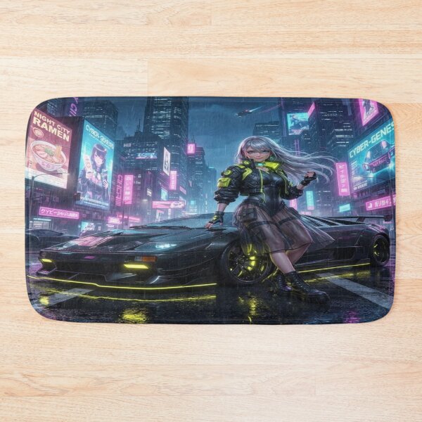 Item preview, Cyberpunk Diablo Night Rider - Neo Tokyo Neon Art designed and sold by JMAVILA ART.