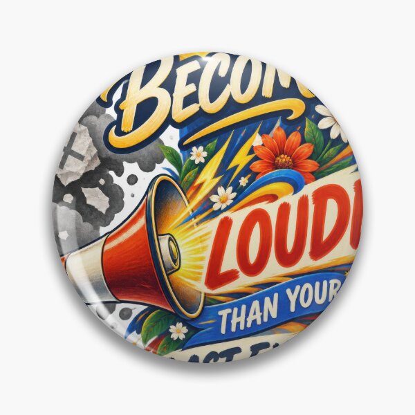 Item preview, Become Louder Than Your Last Excuse designed and sold by Mosslume Studio.