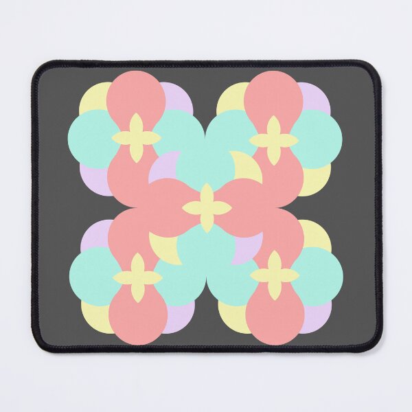 Item preview, Pastel Geometric Floral Tile Pattern designed and sold by PoeticRecipeST.