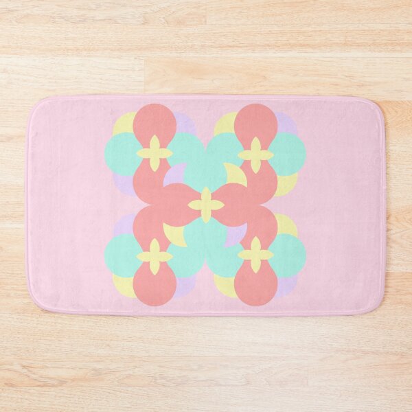 Item preview, Pastel Geometric Floral Tile Pattern designed and sold by PoeticRecipeST.