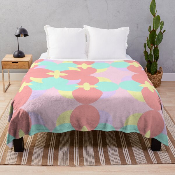Item preview, Pastel Geometric Floral Tile Pattern designed and sold by PoeticRecipeST.