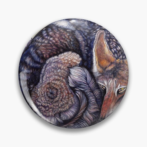 Item preview, Introspection ~ Coyote Wildlife Illustration designed and sold by wolveshaunt.