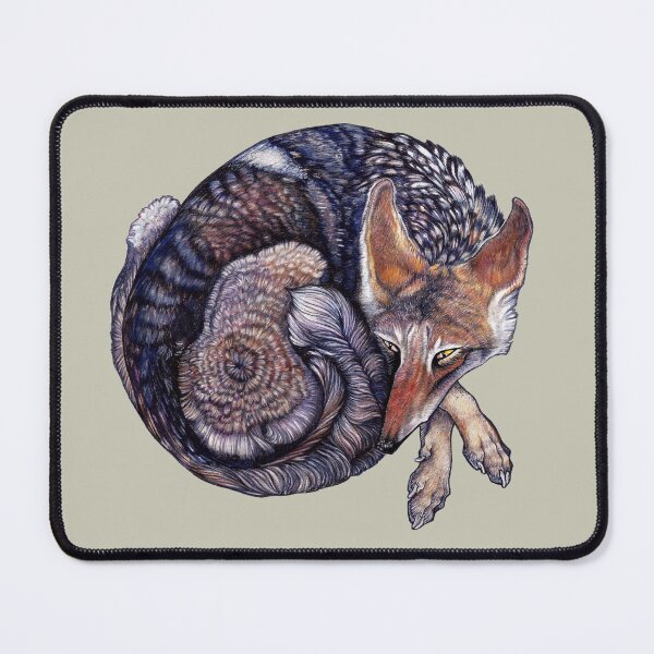 Item preview, Introspection ~ Coyote Wildlife Illustration designed and sold by wolveshaunt.