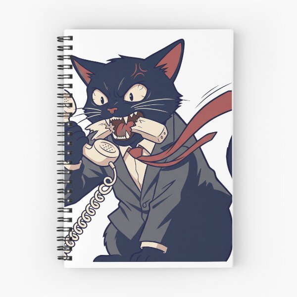 Item preview, Business Cat Crashing Out on the Phone designed and sold by Atalha.
