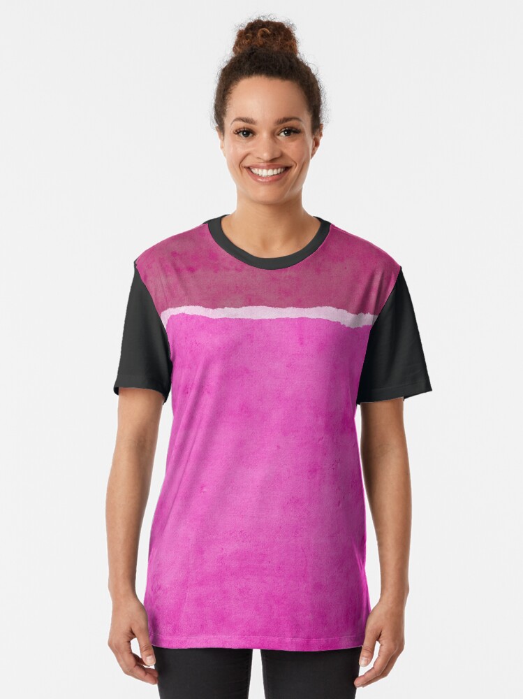 Pink ripped hotsell t shirt