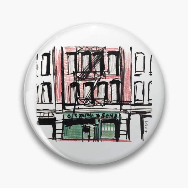 Item preview, 1984 TriBeCa Street Scene – Vintage NYC Architectural Sketch designed and sold by RedHook-Art.