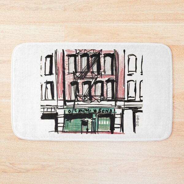 Item preview, 1984 TriBeCa Street Scene – Vintage NYC Architectural Sketch designed and sold by RedHook-Art.