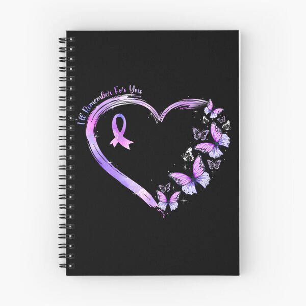Item preview, I'll Remember For You Alzheimer’s Awareness Purple Ribbon Heart designed and sold by fidelmeyer.