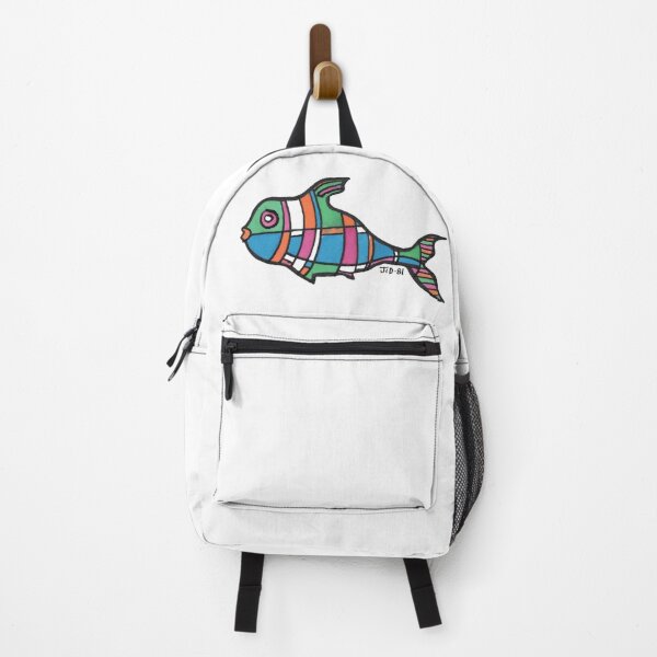 Item preview, Psychedelic Geometric Fish – Original 1981 Vintage Drawing designed and sold by RedHook-Art.