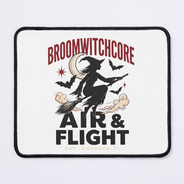 Item preview, Flying Witch T-Shirt | Broomstick Crescent Moon Halloween Graphic Tee v9 designed and sold by DarylWelsh2024.