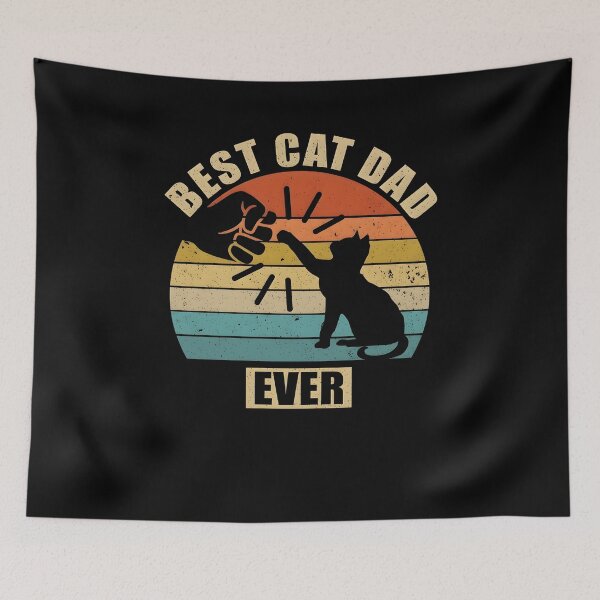 Item preview, Best Cat Dad Ever Shirt designed and sold by Phirivey.
