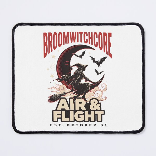 Item preview, Flying Witch T-Shirt | Broomstick Crescent Moon Halloween Graphic Tee v11 designed and sold by DarylWelsh2024.