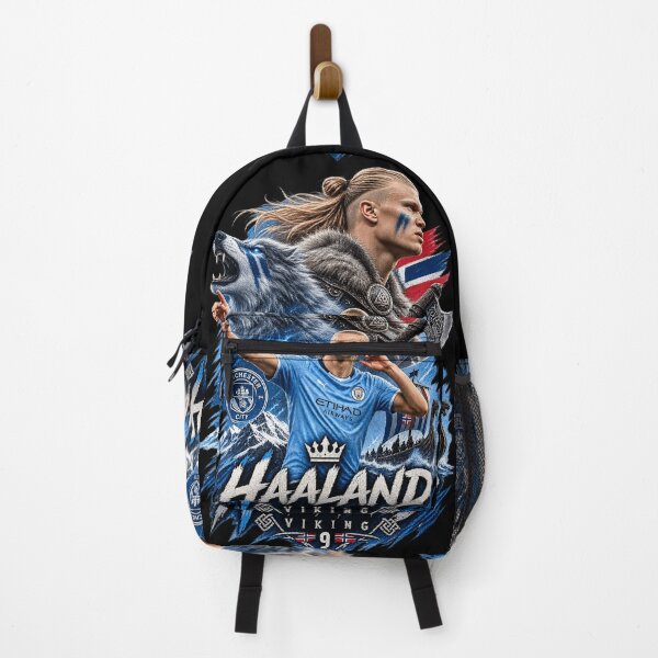 Item preview, Haaland Viking Manchester City - Norwegian Striker Art designed and sold by Shakhbata-1.