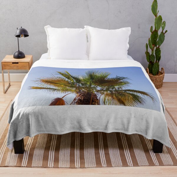 Item preview, Palm Tree Under Clear Blue Sky With Bright Green Fronds and Sunny Light designed and sold by Nmallia.