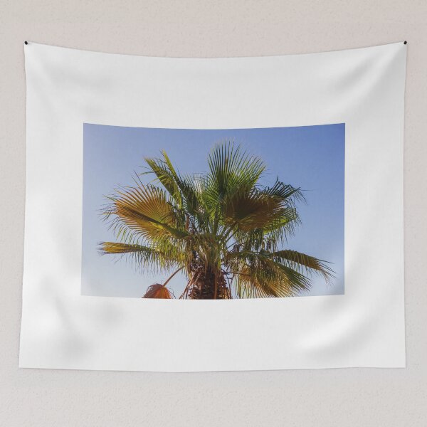 Item preview, Palm Tree Under Clear Blue Sky With Bright Green Fronds and Sunny Light designed and sold by Nmallia.