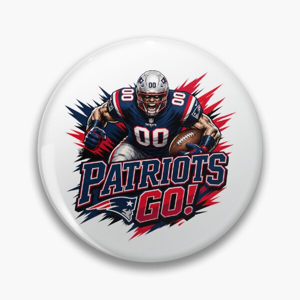 Item preview, Patriots Go! New England Patriots Football Fan #0130 designed and sold by GLUVY-THEME.