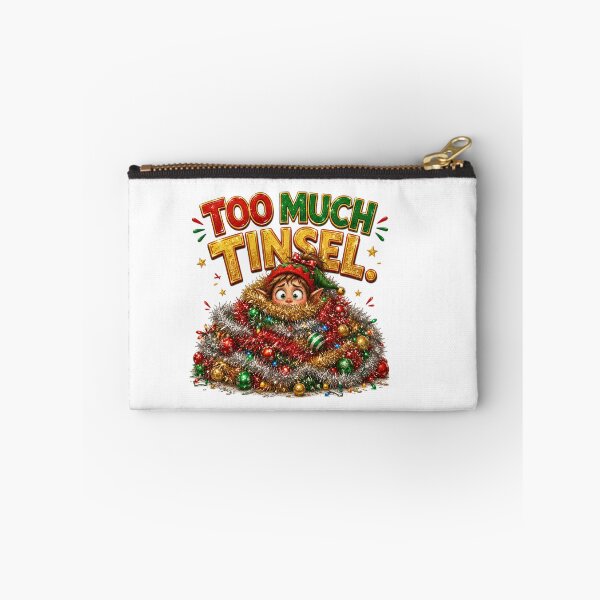 Item preview, Too Much Tinsel | Funny Christmas Elf designed and sold by MotylekAnia.