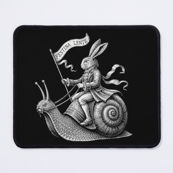 Item preview, Festina Lente Vintage B And W Version designed and sold by FieldsnancyArts.